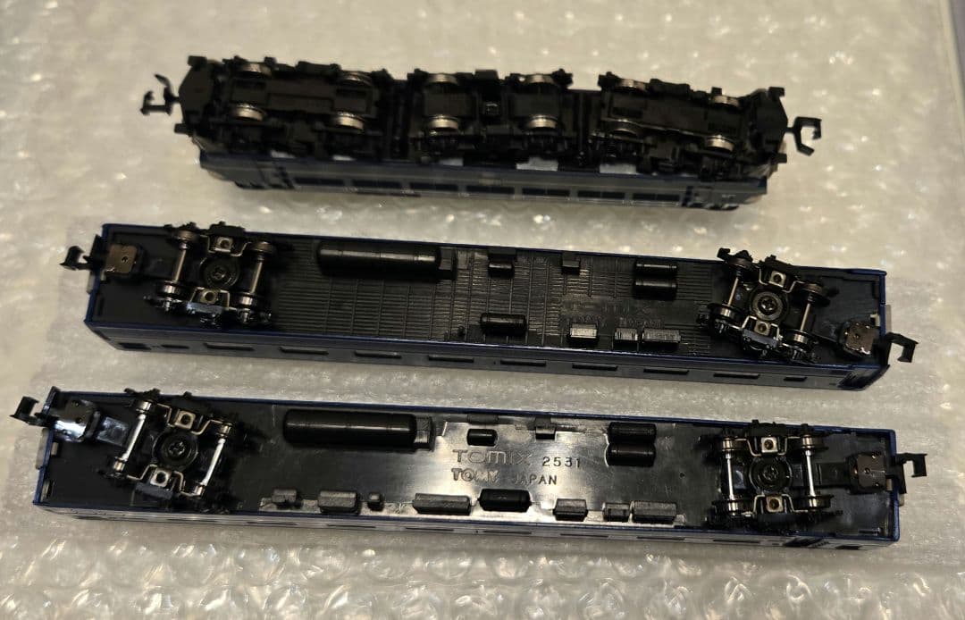 ブルートレイン 計10両(EF66と客車と電源車)