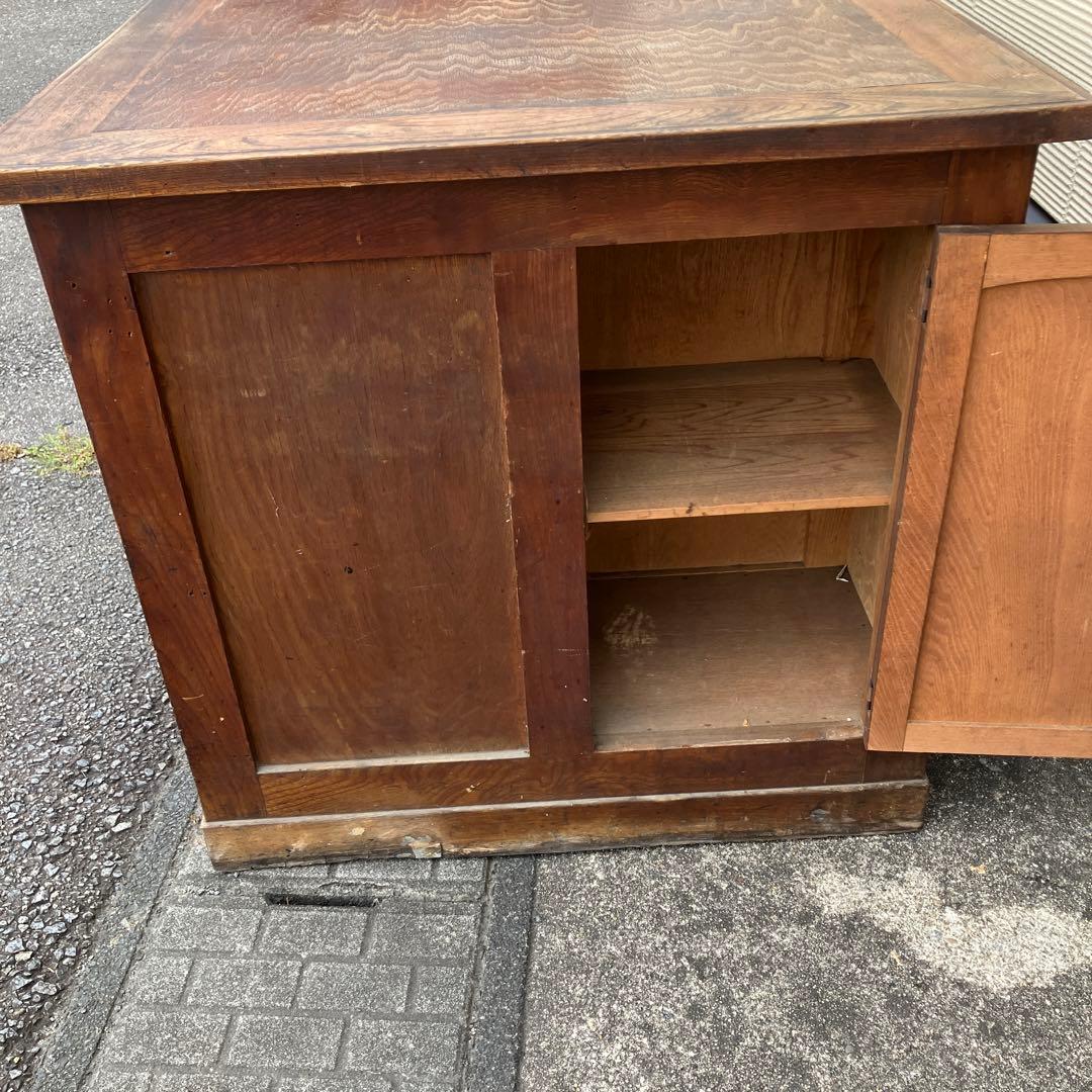 アンティークデスク　レトロ　机　店舗什器　ディスプレイ　レア