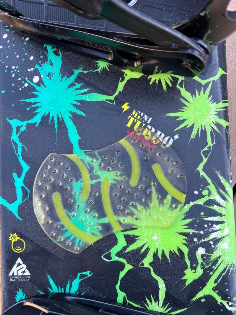 【2点セット】K2 MINITurbo 110 スノーボード セット WAX済み