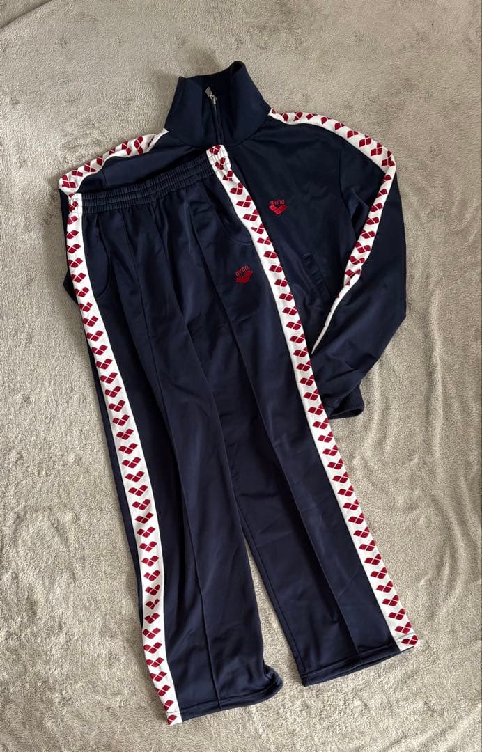 arena アリーナ 上下ジャージ Sサイズ ネイビー