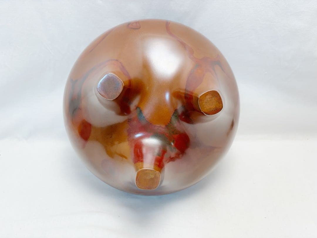 茶道具 釜師菊地政光 風炉師麻生雄芳造 唐銅 本焼釜添朝鮮風炉 野々田電熱器共箱