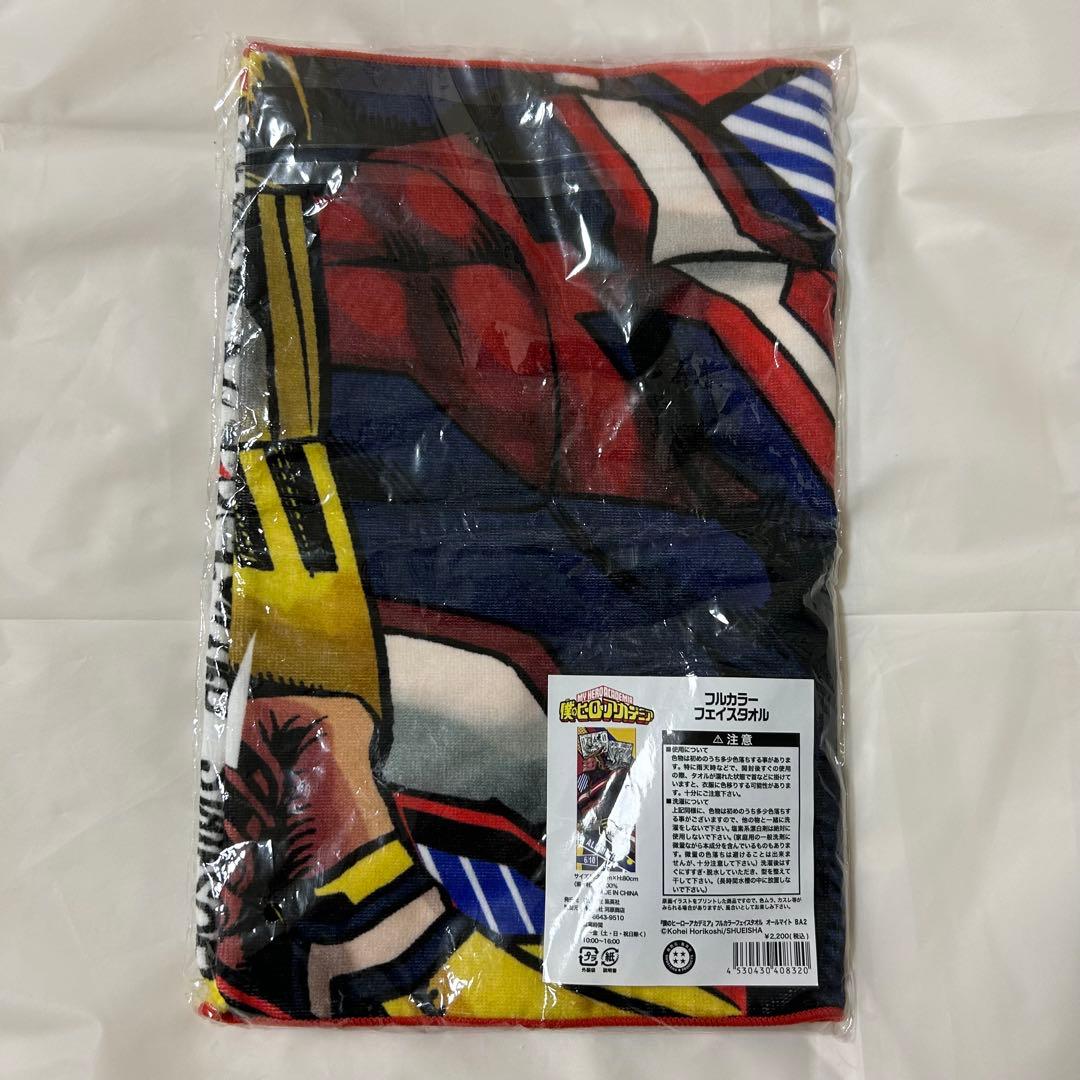 僕のヒーローアカデミア　ヒロアカ　オールマイト　フルカラーフェイスタオル