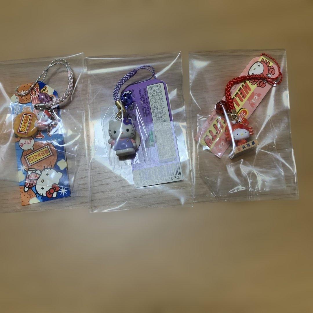 ハローキティ　ご当地　根付け　マスコットホルダー　まとめ売り19点