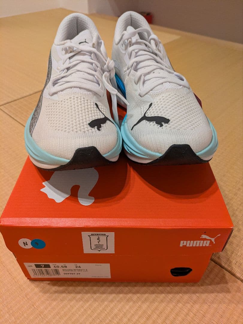 【新品】PUMA プーマ　ディヴィエイトニトロ3 26.0センチ