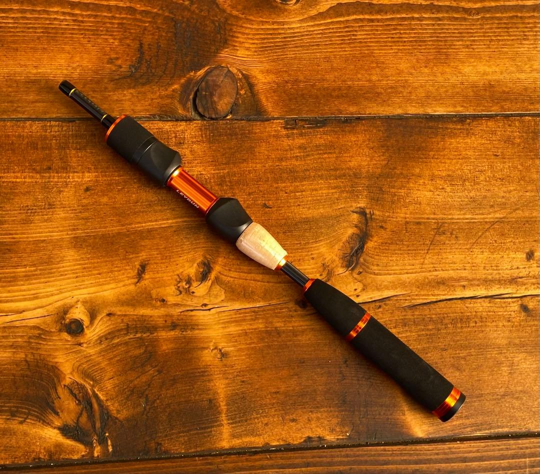 超軽量　カーボンロッド　8ピース　パックロッド　バスロッド　トラベルロッド　渓流