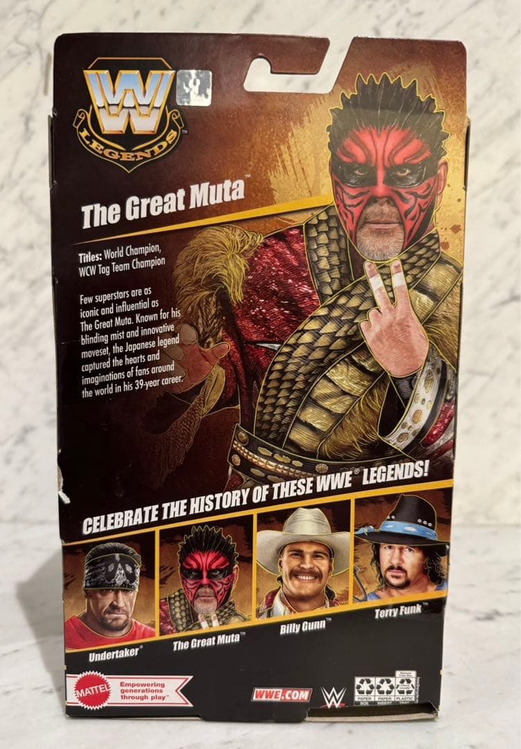 WWE WCW マテル グレート ムタ プロレス フィギュア