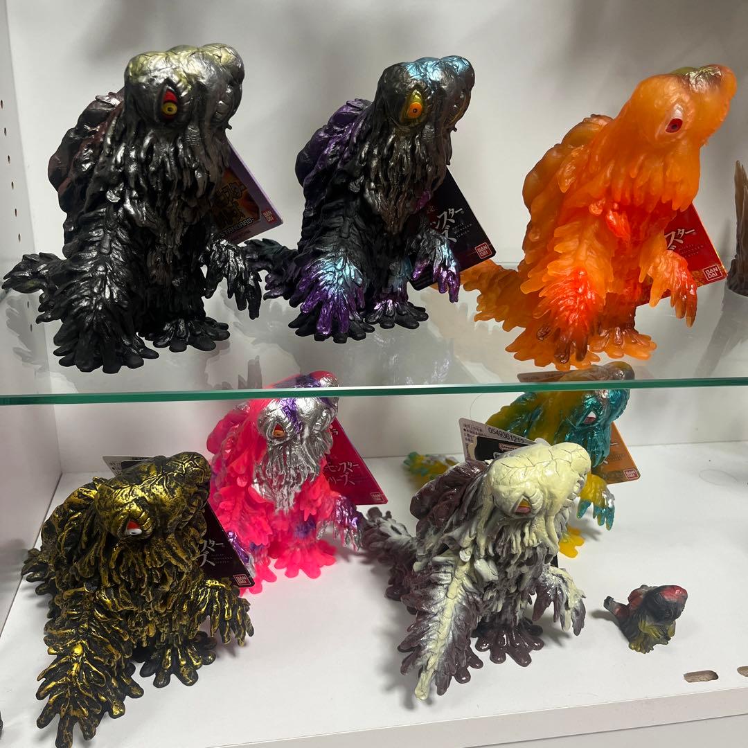 ムービーモンスターシリーズ ヘドラ ソフビ 7体セット ゴジラストア限定