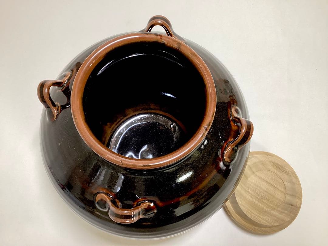 茶道具 古物品 飾壷 古瀬戸 藤山作 木箱入