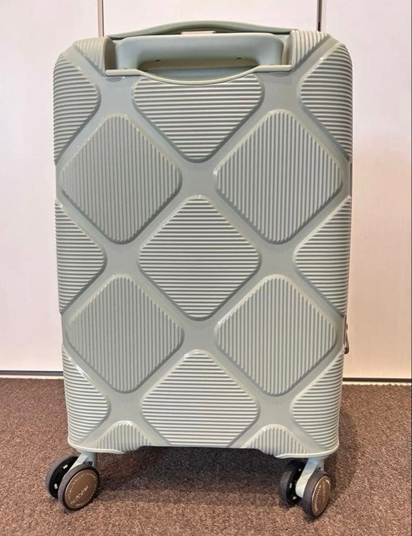 ☆ほぼ新品☆35/42L アメリカンツーリスター パステルグリーン機内持ち込み可