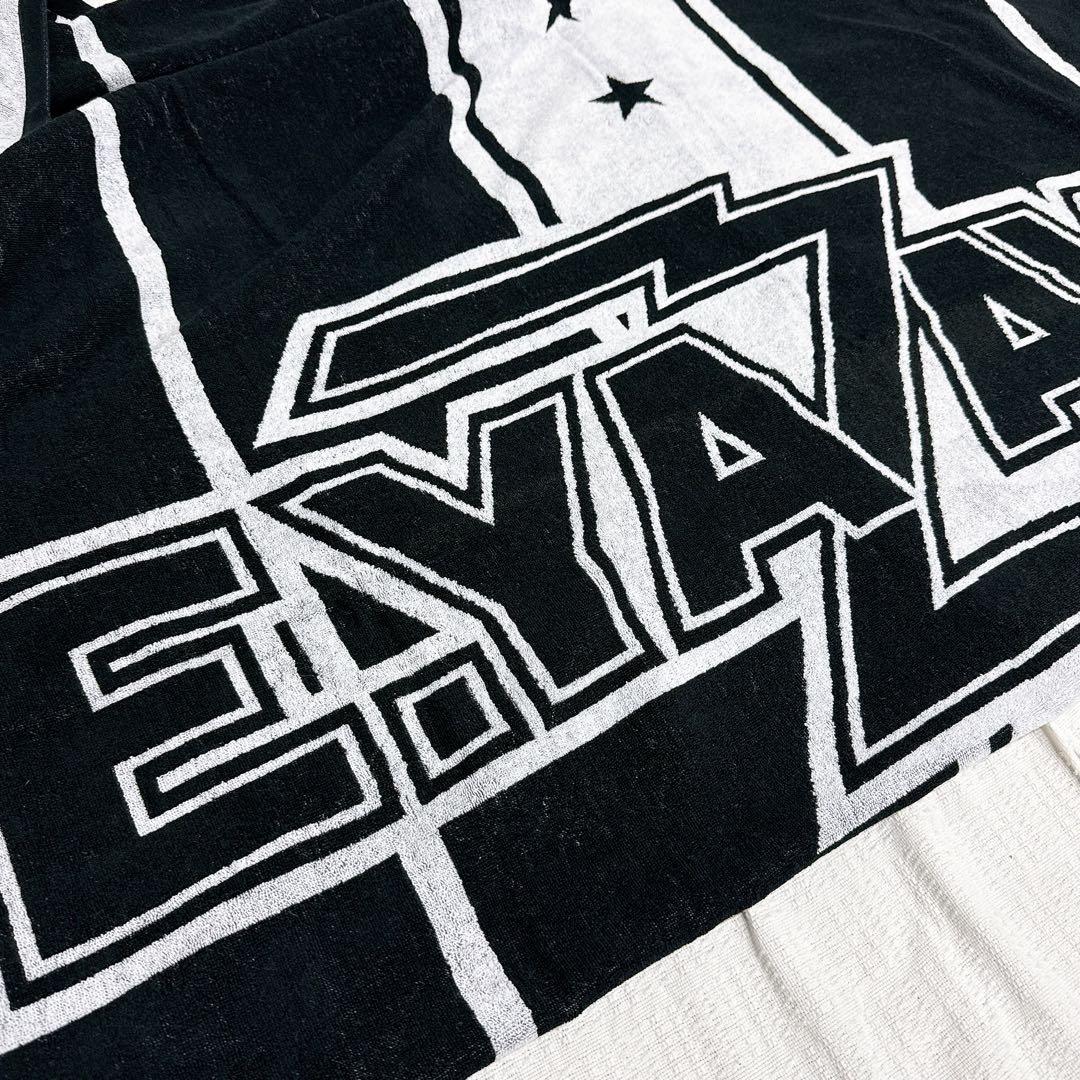 未使用 矢沢永吉 E.YAZAWA ロングタオル 大判 200×140 白黒