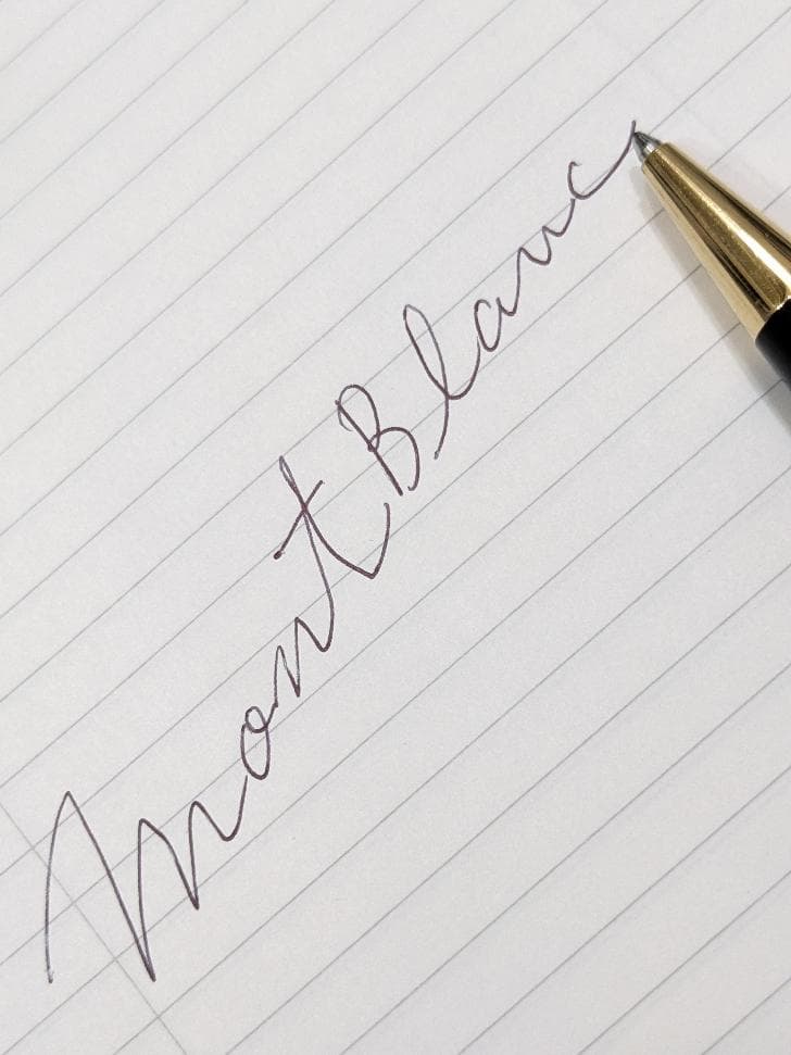 MONTBLANC　マイスターシュテュック ゴールドコーティング ボールペン