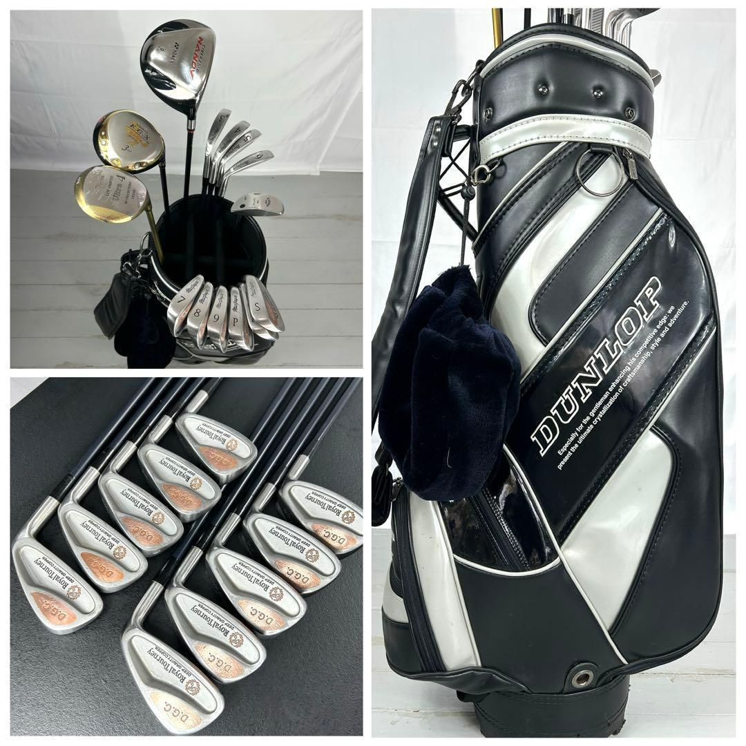 本格派 メンズゴルフクラブ 14本 フルセット ゴルフセット ダンロップ お試し