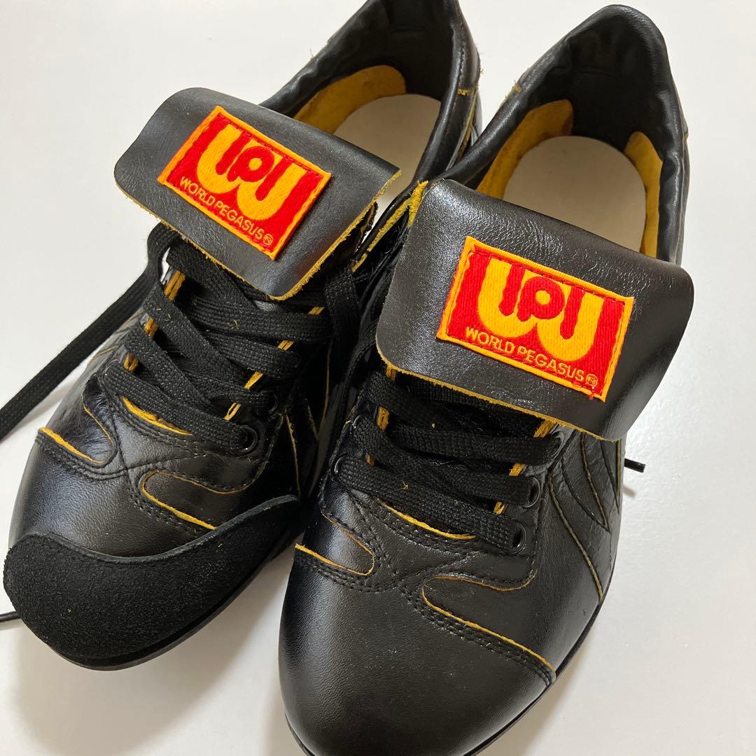 未使用 ワールドペガサス ヴィンテージ 本革 野球スパイク 26.0cm P革付
