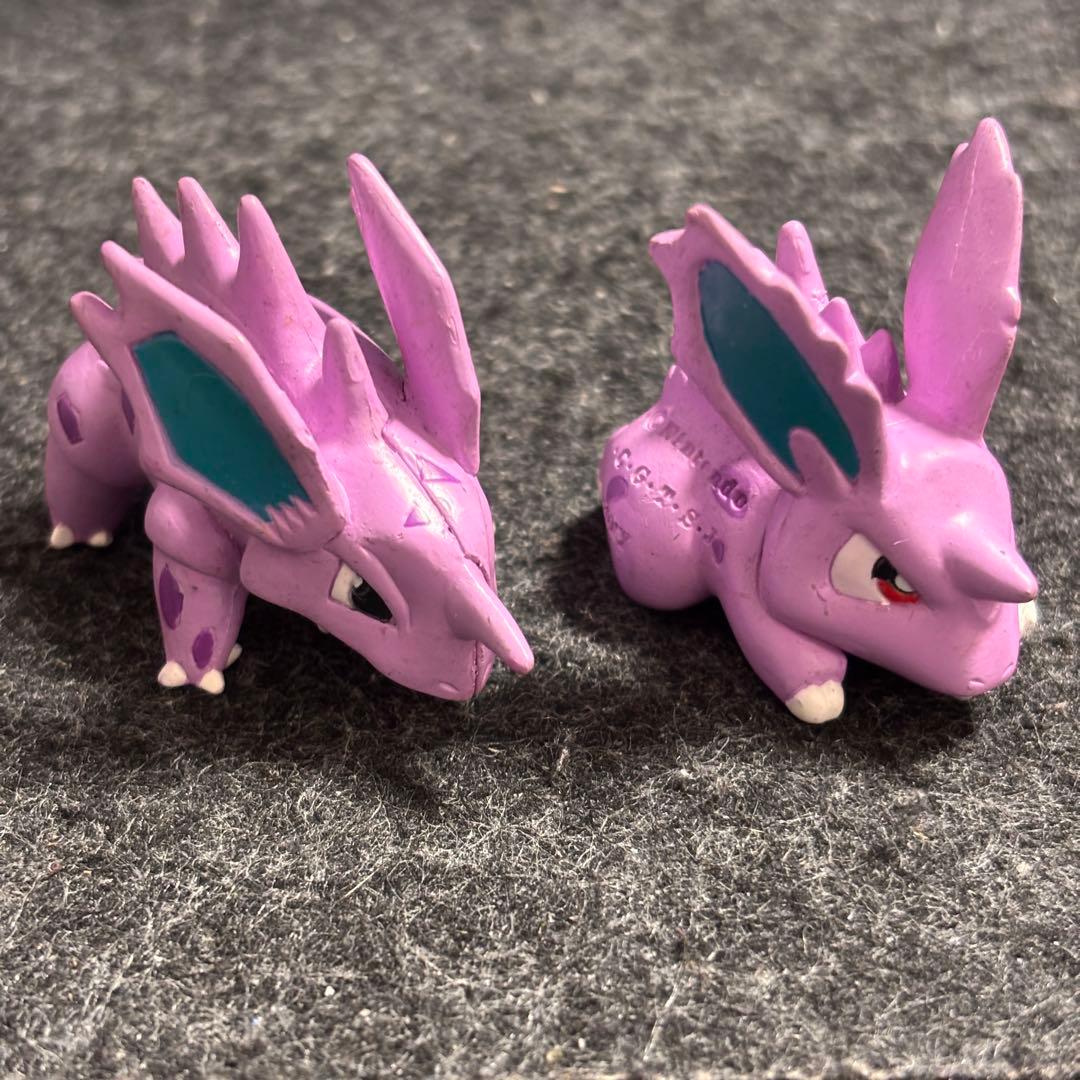【当時物】初期モンコレ ポケモン ニドラン♂ ニドリーノ セット