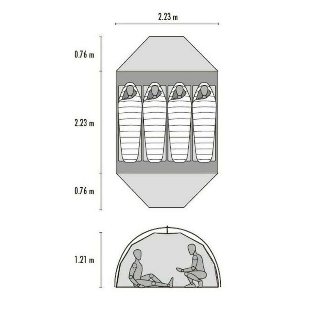 MSR エムエスアール ELIXIR 4 エリクサー 4 正規　テント　キャンプ