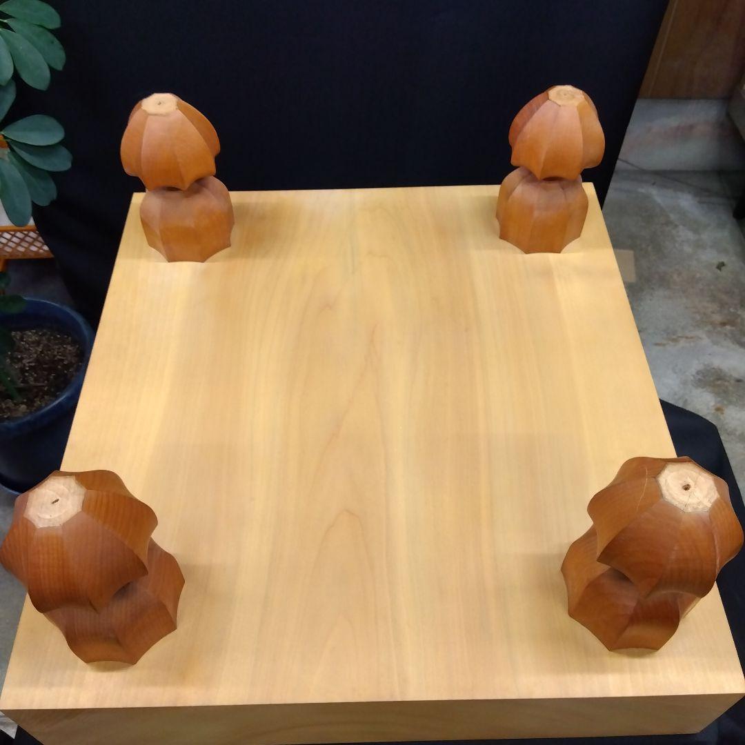 【桂　3寸碁盤　木裏】