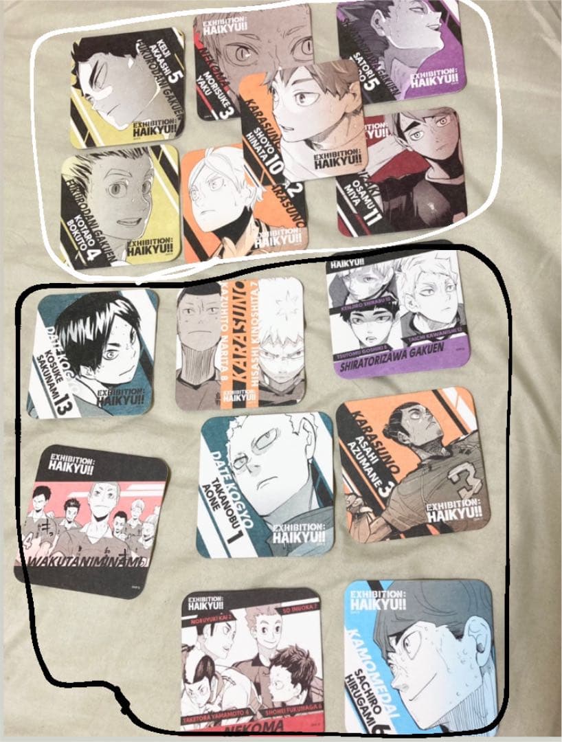 ハイキュー　グッズ　まとめ売り　缶バッジ　色紙　カード　ぬい