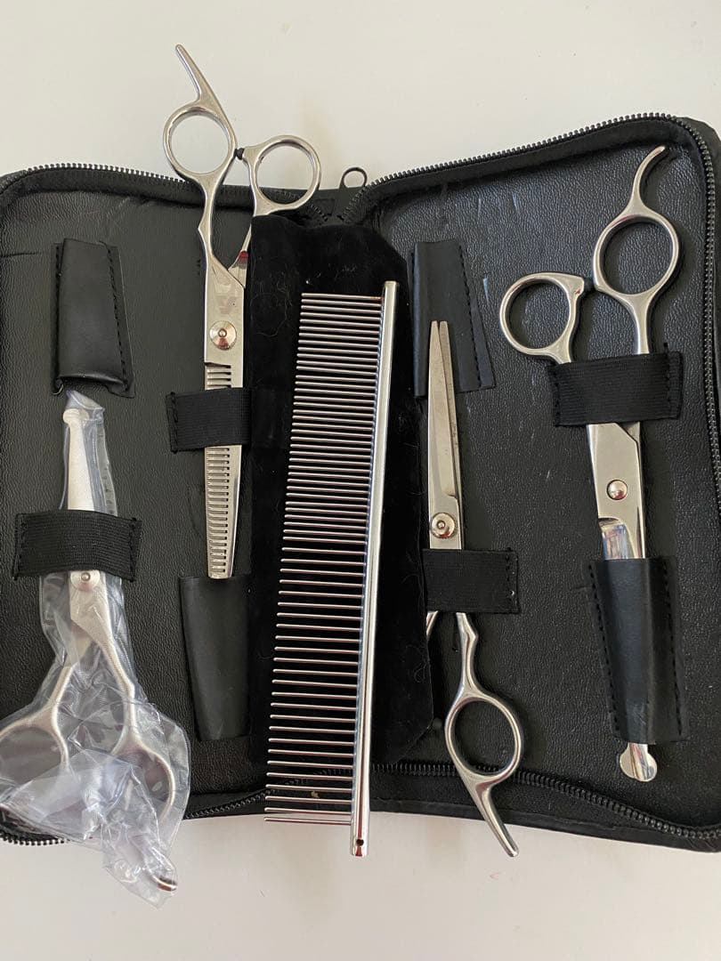 ペット用　トリミング用ハサミセット ステンレス