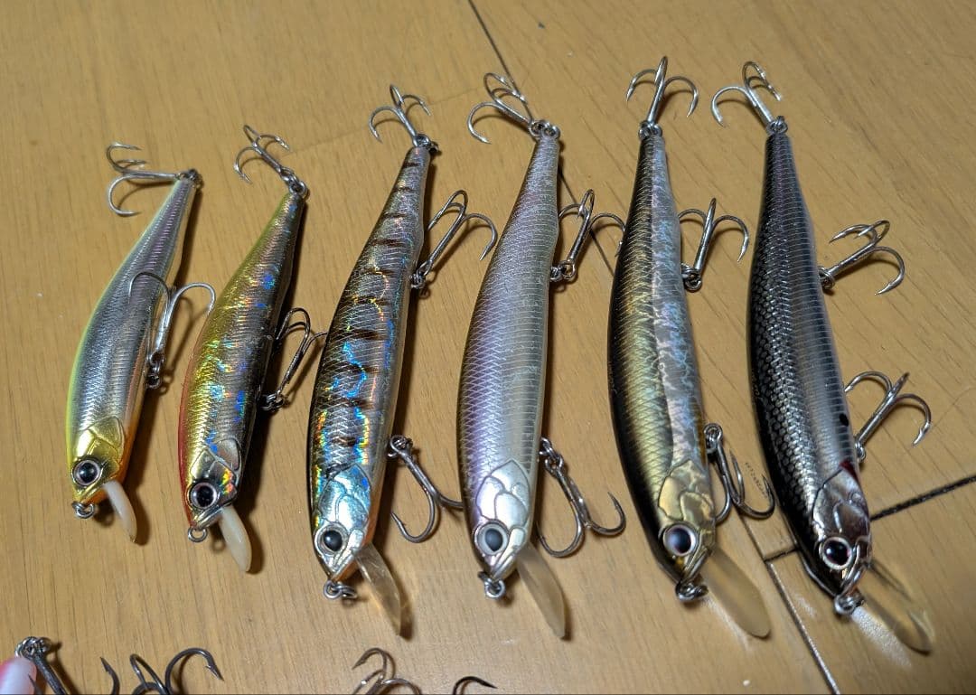 エバーグリーン　メガバス　ハイドアップなど　ミノー　シャッド　セット