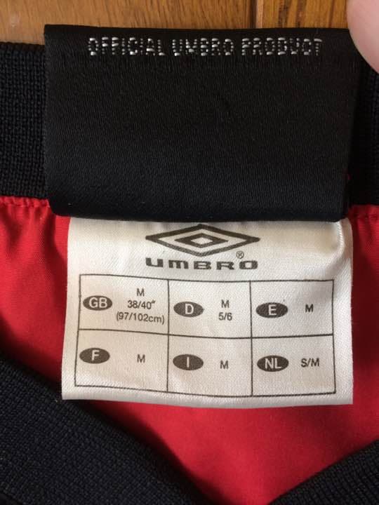【入手困難】サッカーウェア マンチェスター・ユナイテッド UMBRO 黒 M