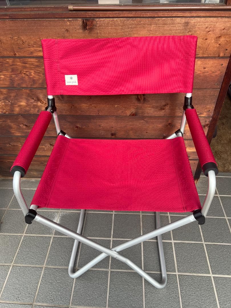 スノーピーク　 FDチェア レッド　2脚セット（B）