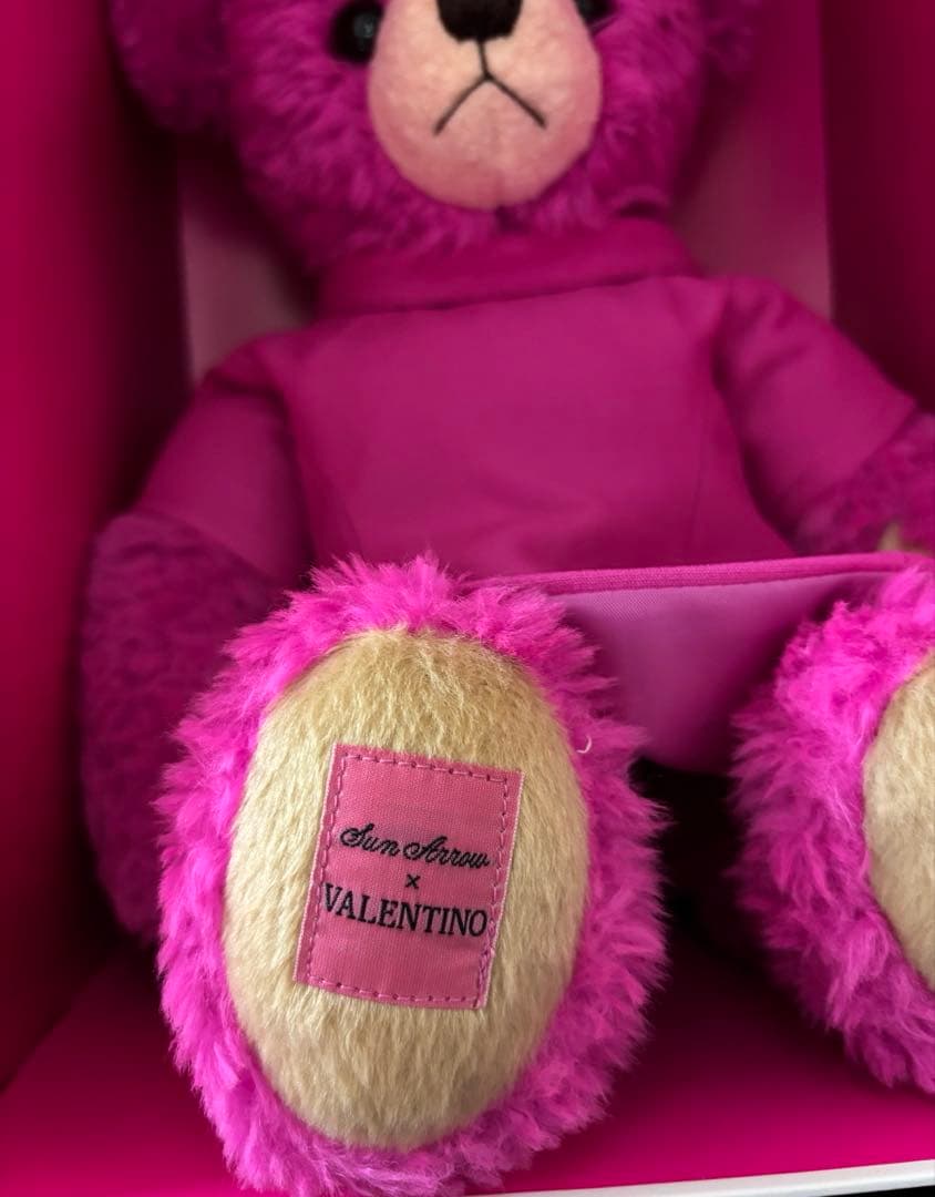 valentino × サンアロー ヴァレンティノ スタディベア ぬいぐるみ