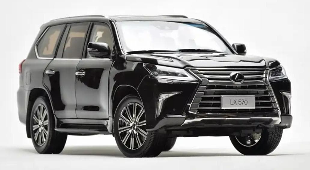 KYOSHO 1/18 レクサス LX570 ミニカー 模型完成品ブラック