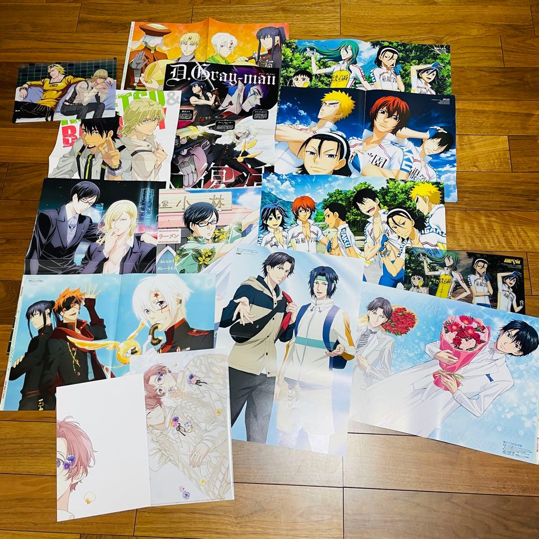 アニメ雑誌　ポスター　クリアファイル　ポストカード　まとめ売り