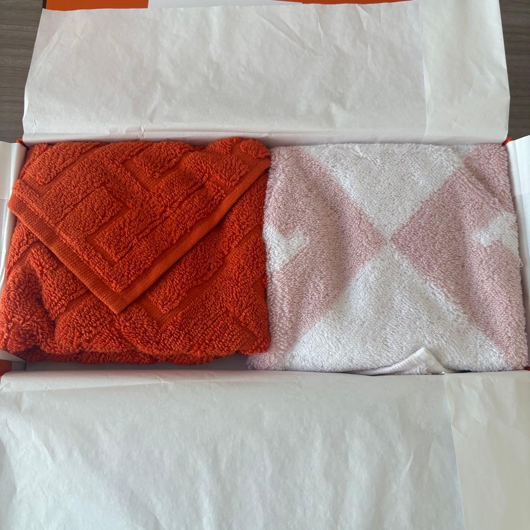 HERMES タオルハンカチセット