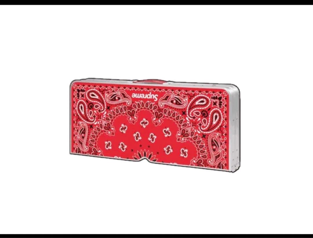 テーブル・チェア・ハンモック Supreme x Coleman Folding Table Set Red