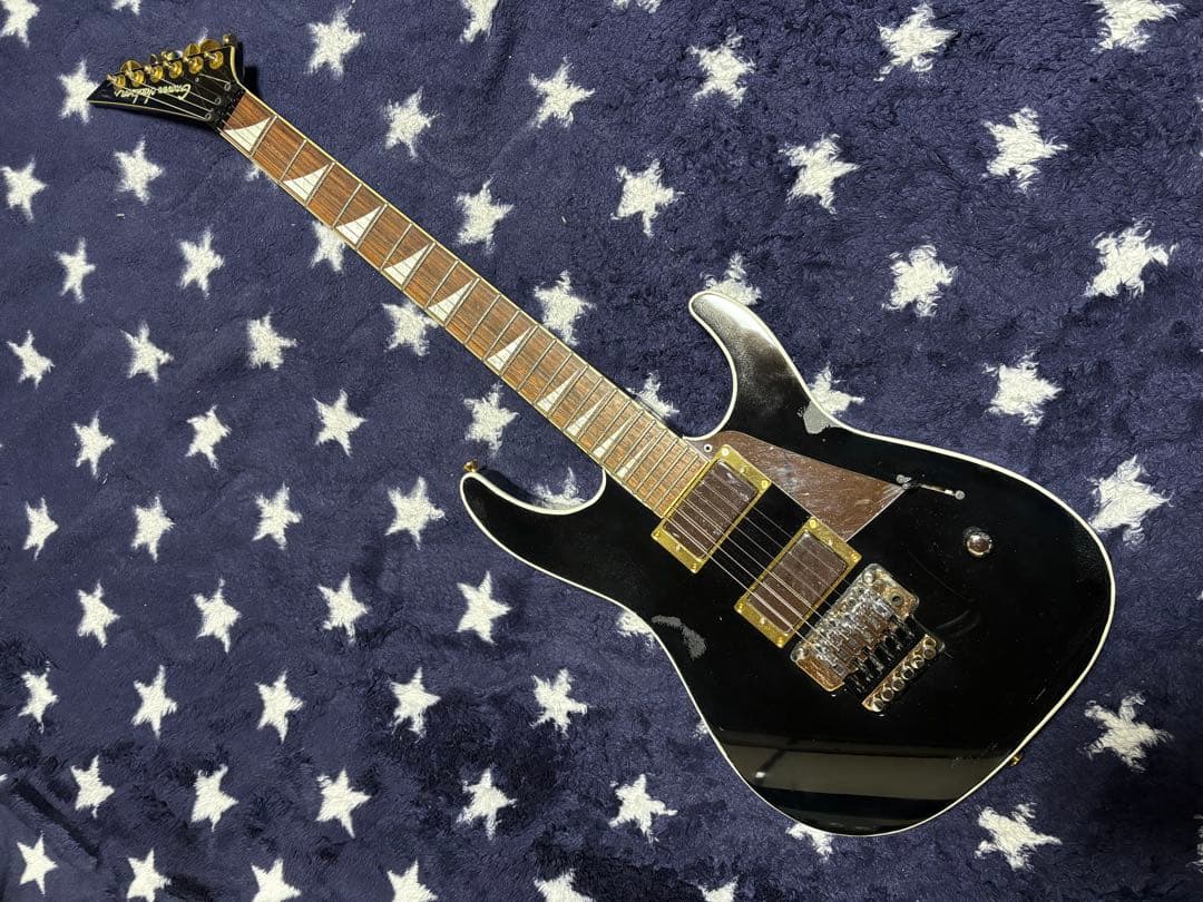 Grover Jackson ブラックエレキギター