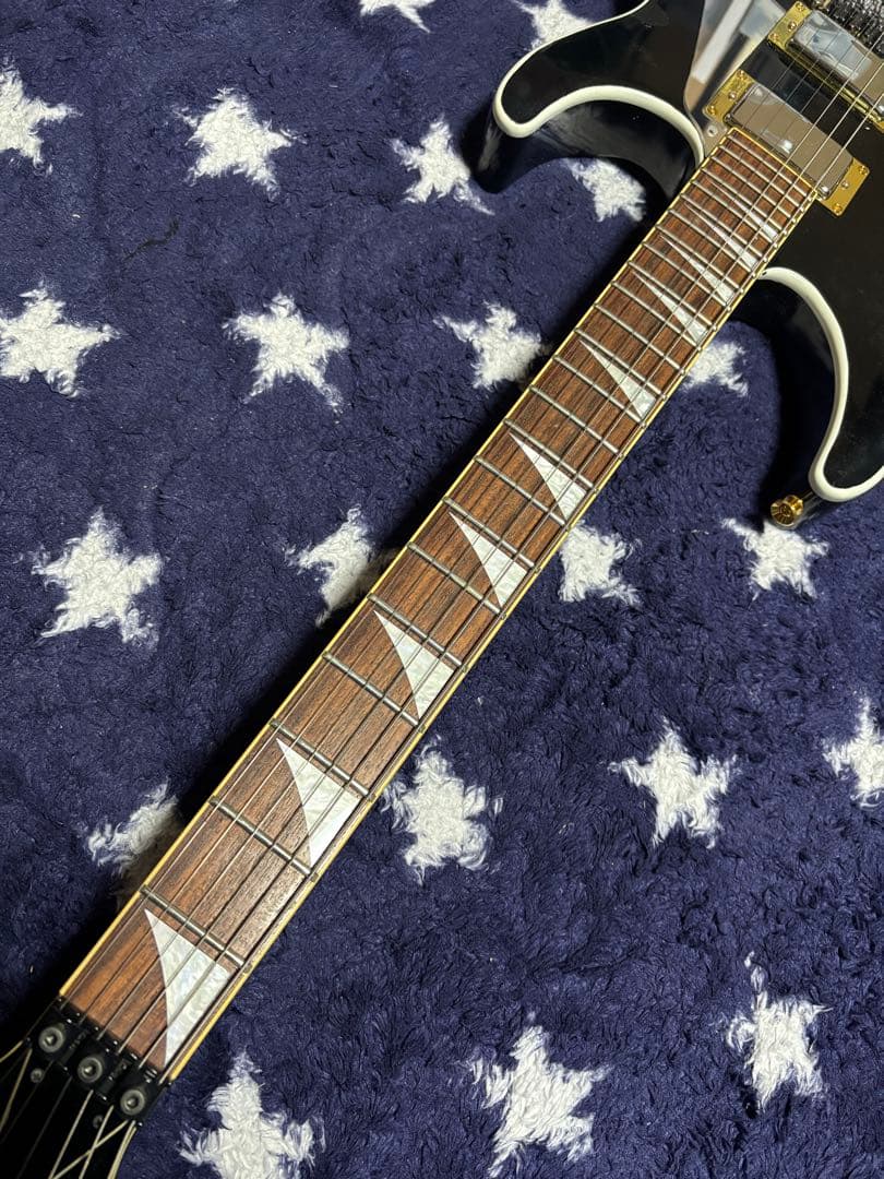 Grover Jackson ブラックエレキギター