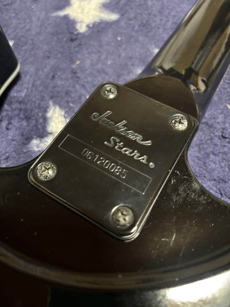 Grover Jackson ブラックエレキギター