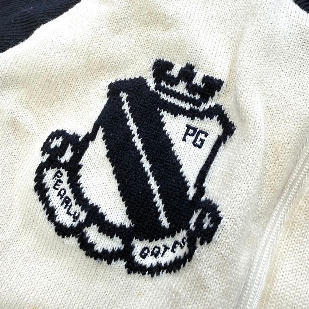 PEARLY GATES ウール混 裏地付き ニットジップジャケット M 日本製