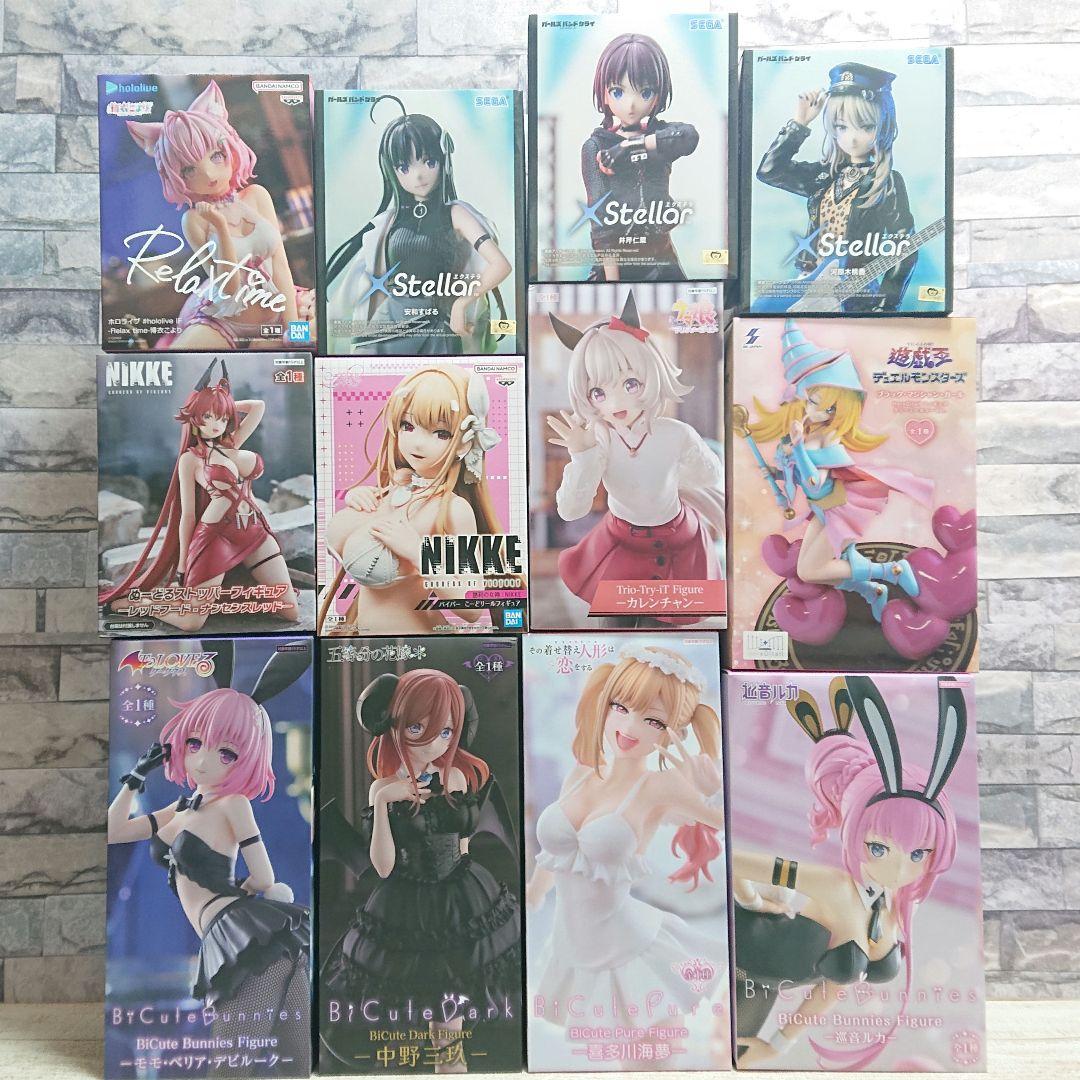 美少女フィギュアまとめ売り　ガルクラ　ニケ　カレン　博衣　海夢　三玖　モモ　ルカ