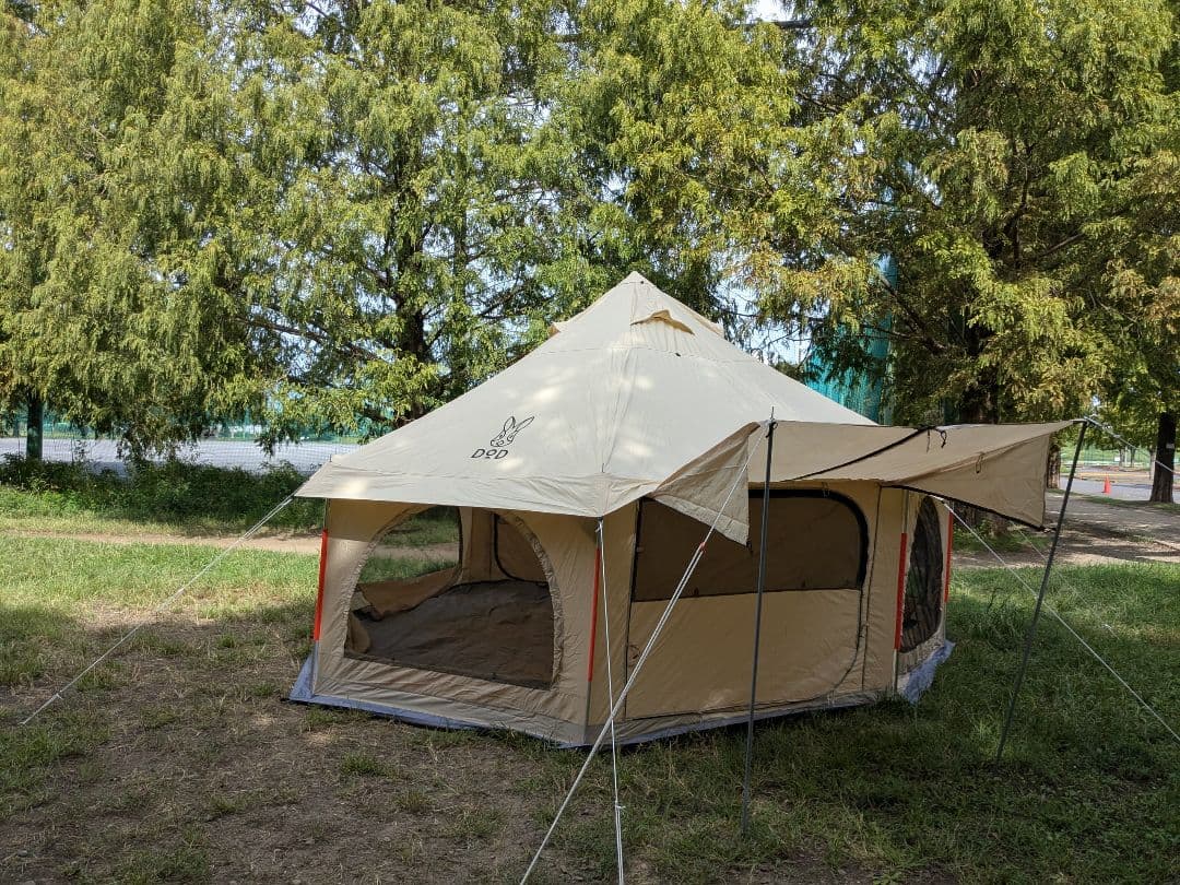【ジャンク品】DOD　タケノコテント　おまけキャノピーポール付き