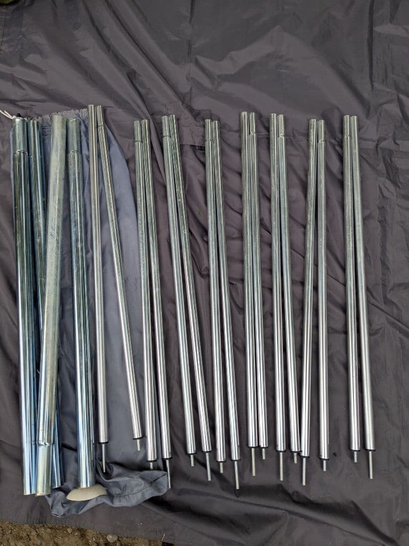 【ジャンク品】DOD　タケノコテント　おまけキャノピーポール付き