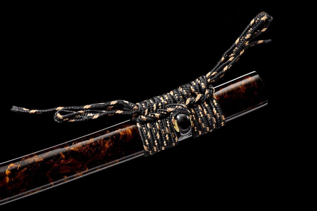 1058-武具 刀装具 日本刀　模造刀 居合刀 武士道 武蔵 鑑賞用 手鍛造打