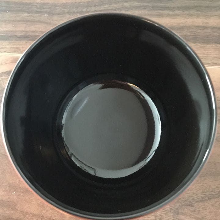 七代高橋道八造 仁清写色絵金彩菱之図茶碗 共箱裏鵬雲斎花押