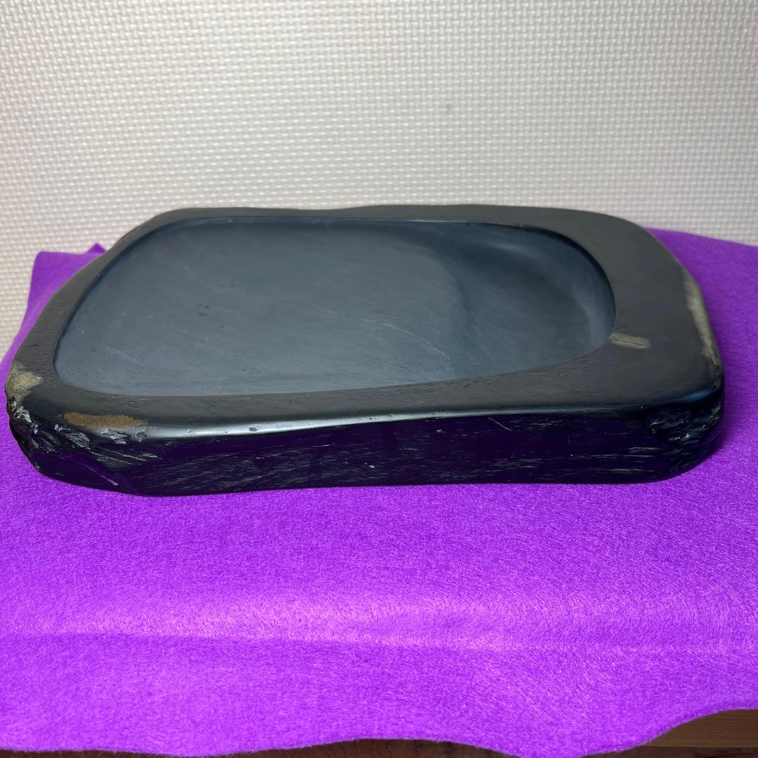 ⭕️ＦＵKＵ⭕️ 大型雨畑硯　芳龍閣硯舗鑑製