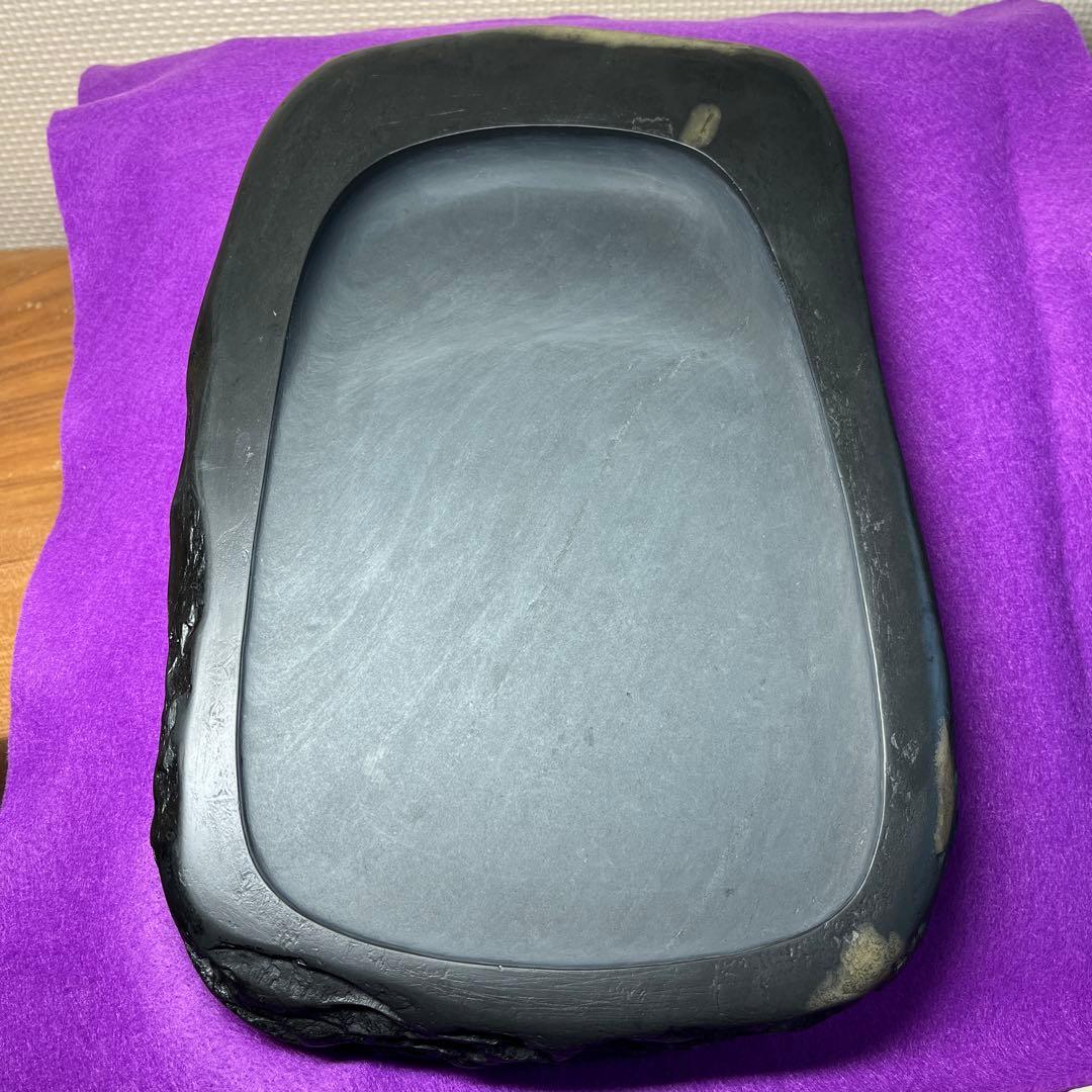 ⭕️ＦＵKＵ⭕️ 大型雨畑硯　芳龍閣硯舗鑑製