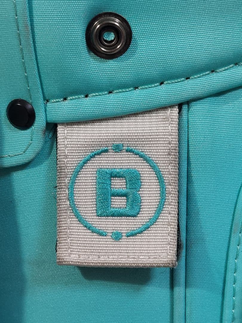 希少 人気色アクア〈BRIEFING〉キャディバッグ ブリーフィング 終売品