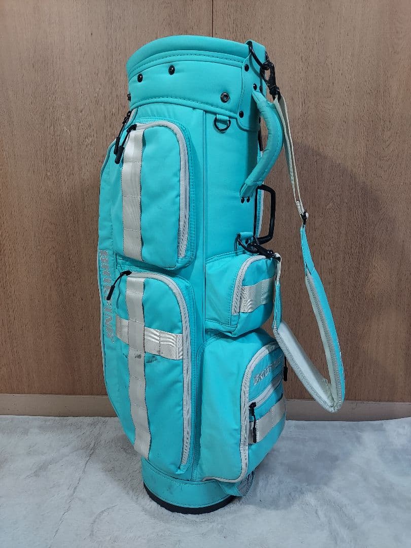 希少 人気色アクア〈BRIEFING〉キャディバッグ ブリーフィング 終売品