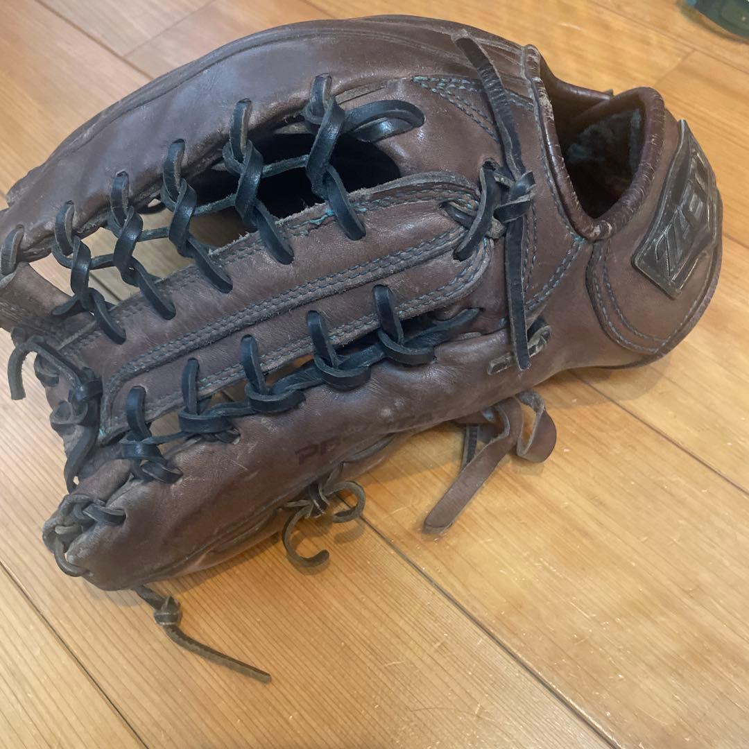 ZETT 硬式グローブ　左投げ用　外野手用