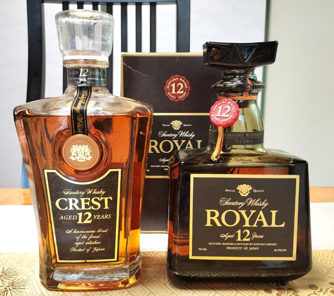 【新品未開封】サントリーウイスキー １２年　クレスト　ローヤル