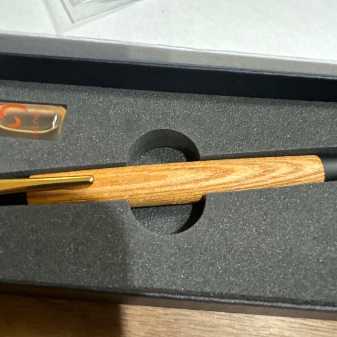 【野原工芸 欅（けやき） シャープペンシル 0.5mm ゴールド金具】　野原工芸
