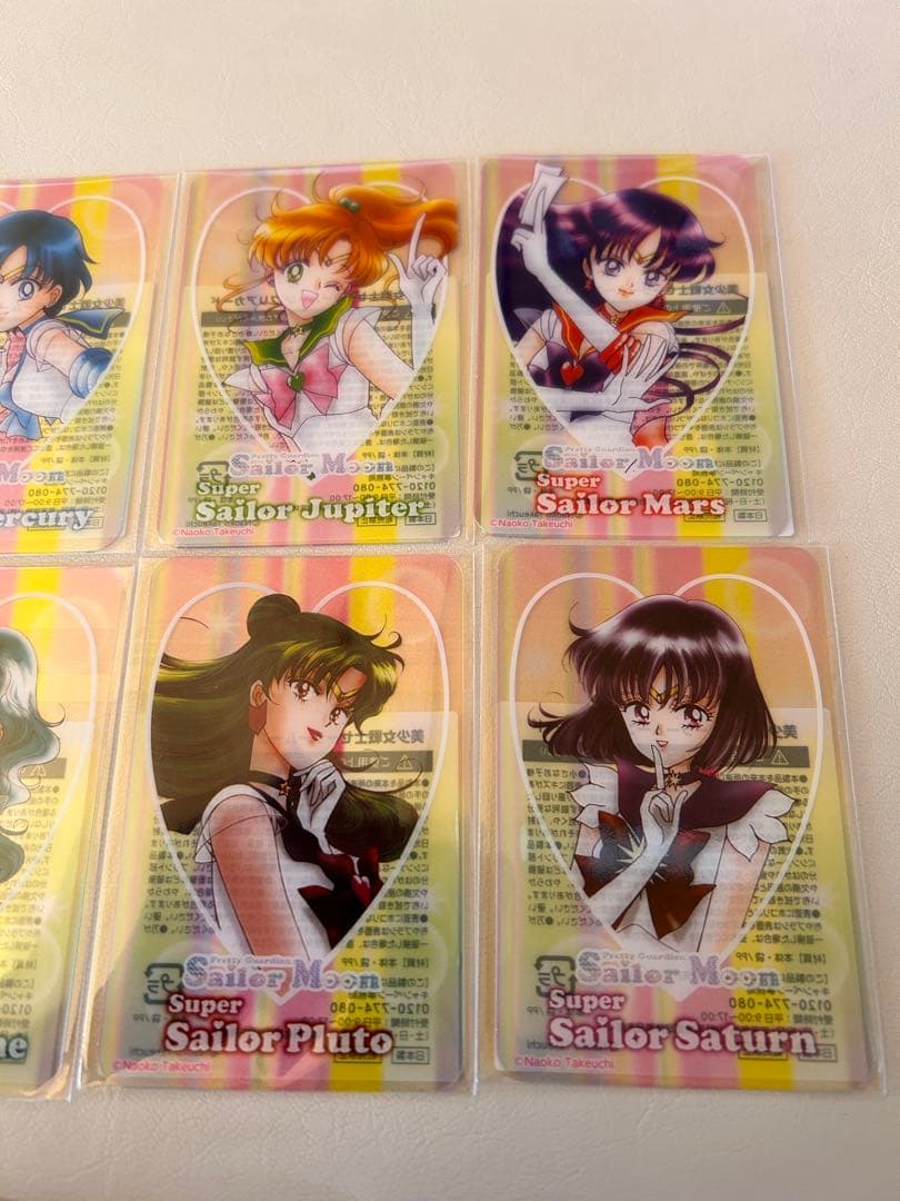 セーラームーン 明治 コラボ クリアカード コンプリート 全種類