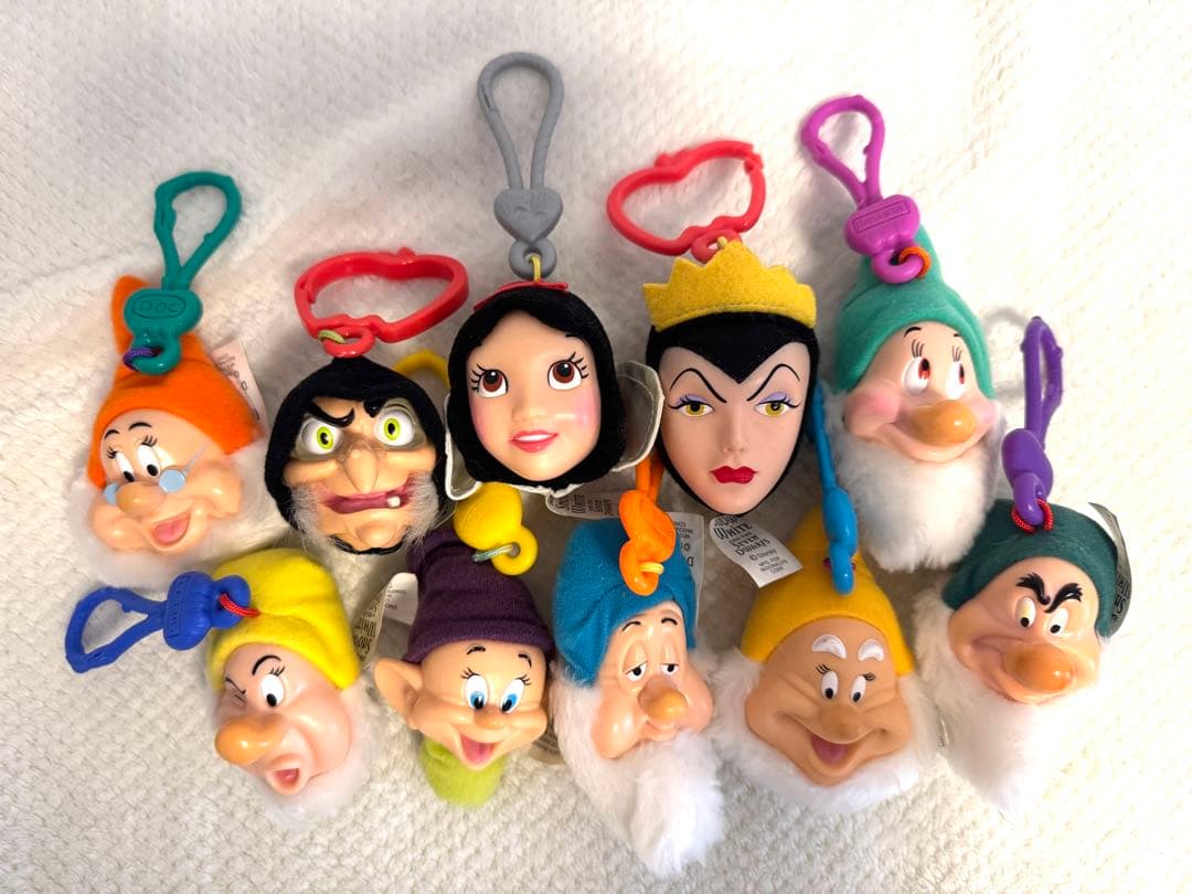 アメリカ マクドナルド ミールトイ 白雪姫 七人の小人 コンプリートセット