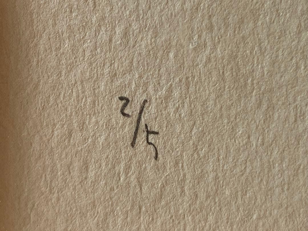 【希少！5枚だけの1枚】平野恵理子版画 1999年額装　日本の暮らしと小物たち