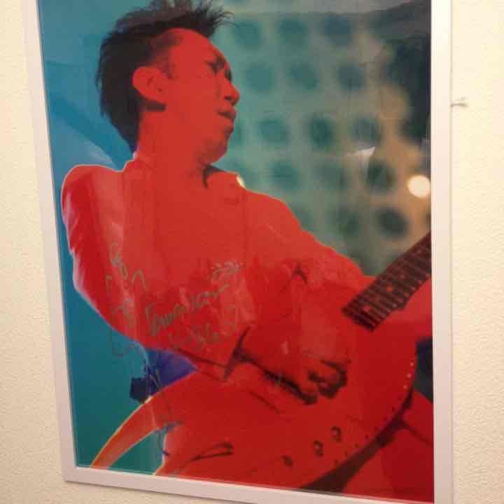 【家宝】 布袋寅泰 直筆サイン入りパネル